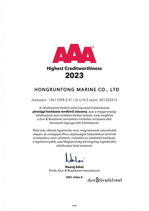 AAA - Hongruntong Marine (Beijing) Co., Ltd