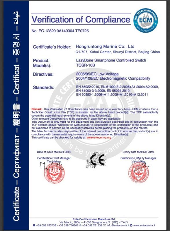 CE - Hongruntong Marine (Beijing) Co., Ltd