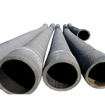 China Water Discharge Hose Pipe Lay Flat Connect Rubber PVC Black Drain Extension for sale