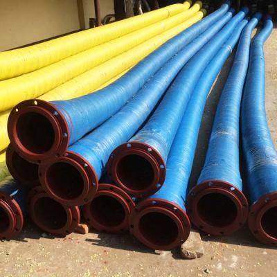 China Mining Slurry Hose Pipe System Outlet Pipe Pump Rubber Hose Reel for sale