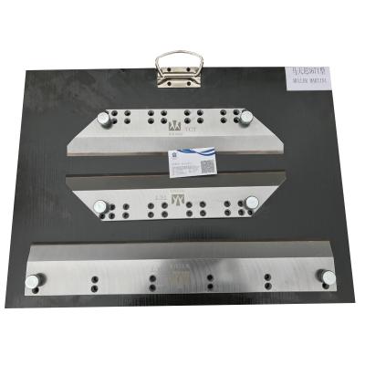 China Building Material Shops Durable Inlaid Martin Guillotine Machine Parts Shearing Blade For Paper Cutter for sale