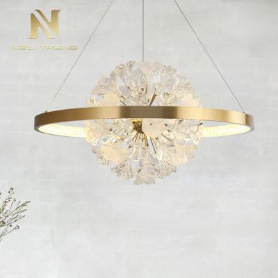 China Modern Luxury Style Decoration Living Room Dining Room Indoor LED Ring Chandelier for sale