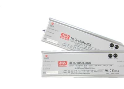 中国 IP67 平均の井戸 LED の電源及び LED の運転者 HLG シリーズ HLG-185H-36A 販売のため