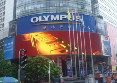 China P10 Curved LED Display Signs Outdoor 1R1G1B WIFI Control Large Viewing Angle for sale