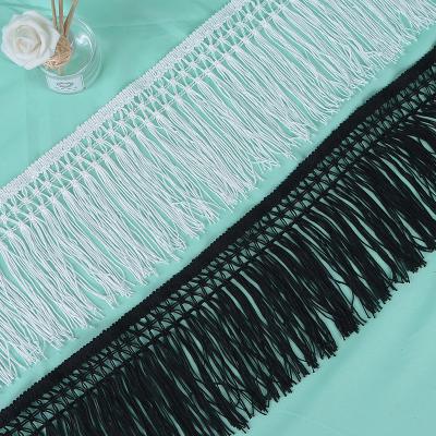 China Curtain Wholesale 13cm Polyester Tassel For Dress Or Curtain Decoration for sale