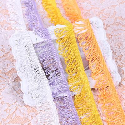 China Wholesale Curtain Fringe Trim For Curtain Hot Sale Curtain Tassel Fringe for sale