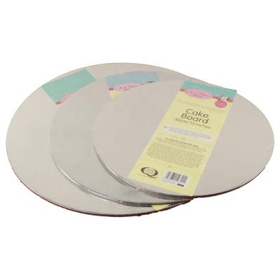 China Waterproof Cake Board Rounds, White Cake Bottom Circle Cardboard Base (6,8,10 and 12 inch) for Cake Decorating for sale