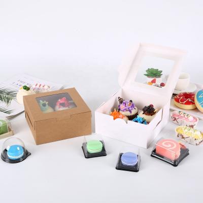 China Recycled Materials Wholesale Custom White Cake Box Wedding Favor Wedding Favor Cupcake Box Merry Christmas Birthday Bakery Bulk Wrapping Paper for sale