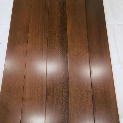 China Factory Contemporary Wholesale Walnut Color Solid Hardwood Flooring for sale