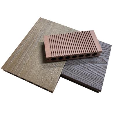 China Modern Freestanding 3 Pcs Sample Wpc Flooring Exterior Decking Flooring Wpc Exterior Wpc Flooring for sale