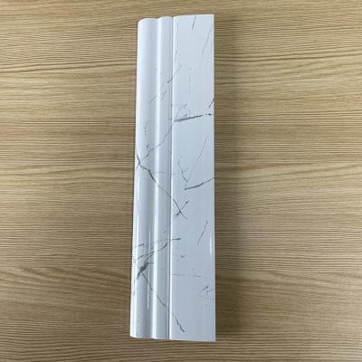 China Modern High Quality PVC Vinyl Wpc Skirting Board Molding for sale