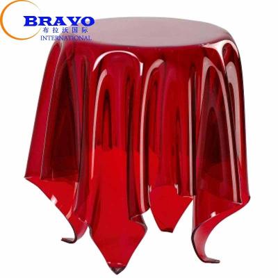 China B-RT08 Eco-friendly Perspex Furniture Waterfall End Table Lucite Ghost Coffee Table for sale