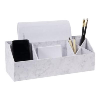 China Plastic Marble Lucite Acrylic Desk Accessories Organizer for sale