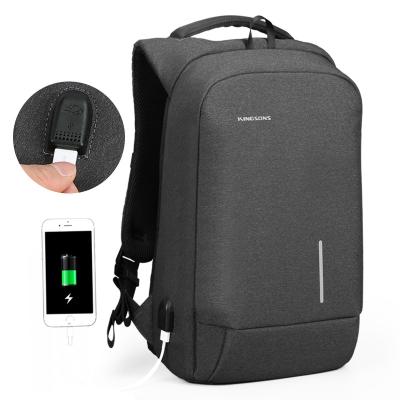 China With USB Charging New Business Men's Laptop Bag Custom Waterproof Anti Theft Smart USB Backpack 2020 Promotional Backpack Customization for sale