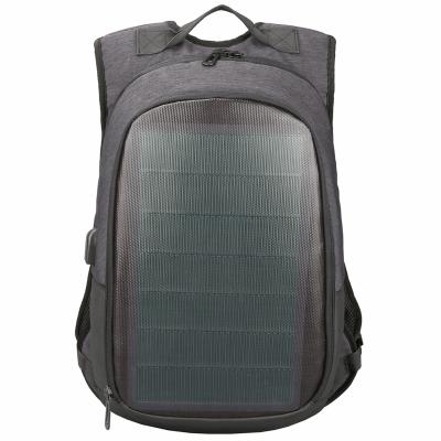 China Solar Panel/USB/Suction Cup USB Charger Solar Panel Bag Waterproof /Mobile Phone Charging USB Port Bagpack Laptop Bag Beam Solar Smart Backpack For Women men for sale