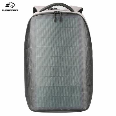 China Solar Panel/USB/Anti Theft Mens Solar Power Bank Backpack Waterproof/Anti Theft With Left Charging Anti-Theft USB Backpack Laptop Charger Bagpack Solar Bag for sale