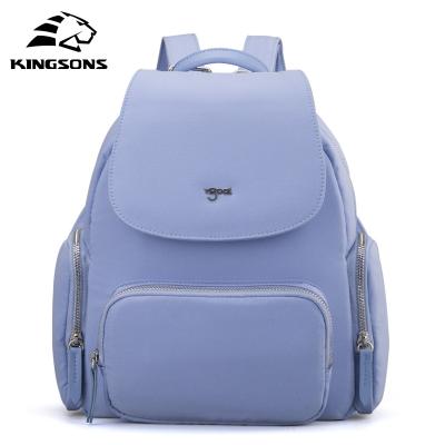 China Kingsons fashion custom fashionable PU backpack waterproof lady backpack laptop bag mochila bagpack for sale