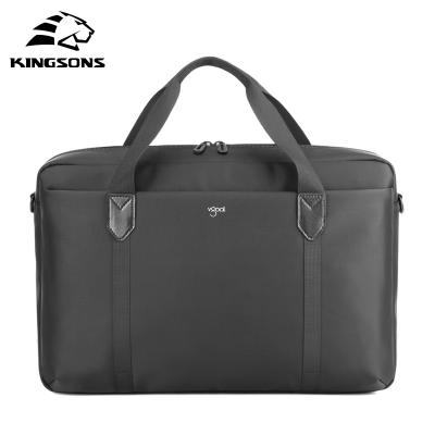 China Kingsons waterproof 2021 new arrivals pro laptop unisex nylon water resistant business laptop bags sling handbag wholesale for sale