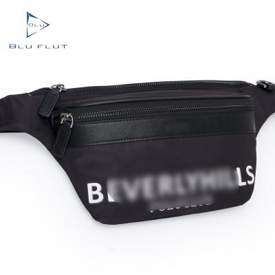 China Water Proof Wholesale Guangzhou Supplier Blu Flut Microfiber Chest Bags Cross - Waterproof Body Bag Fabric Pussy Pack Waist Bag For Men for sale