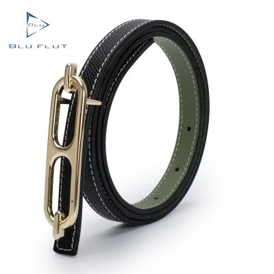 China Latest Design High Quality 2022 Alloy Buckle Women's Leather Waist Belt Genuine Cowhide Dress Shopping Lady Leather Belt for sale