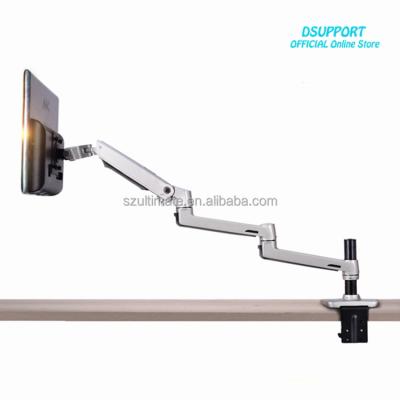 China Long Monitor Desk Mount Arm 10-32 Inch LED LCD Monitor Stand Extend Arm Monitor Stand for sale