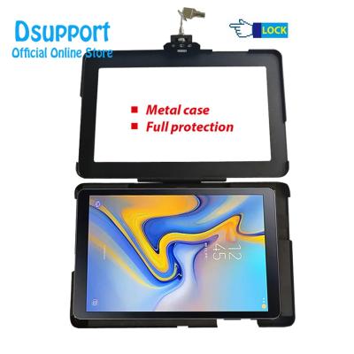 China Metal Client-Made Tablet Wall Mount Anti Theft Holder With Security Lock For 10.5 Inch Tablets Stand for sale