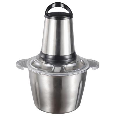 China 300W Large Capacity Electric Car Mincer Household Stainless Steel Meat Grinde 2L Meat Chopper for sale