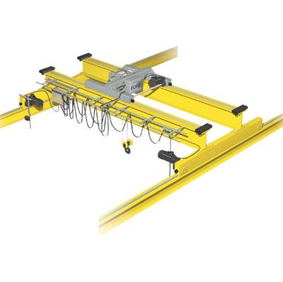 China Bridge Crane Workshop Indoor Electric 5 overhead crane Crane With Magnet from euro double girder 15 16 20 50ton for sale