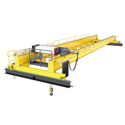 China Electromagnetic Overhead Bridge Crane 15ton 16ton Double Girder Crane Machine For Workshop for sale