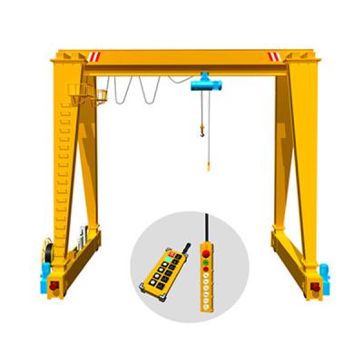 China 4T Gantry Crane Customized Mh Type Single Beam Gantry Crane Price With Electric Hoist for sale