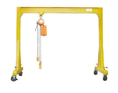 China gantry crane 1 ton small 2 ton electric mobile gantry crane with crane for sale