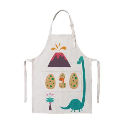 China Eco-Friendly Sublimation Printing Canvas Apron Printable Adult Apron for sale