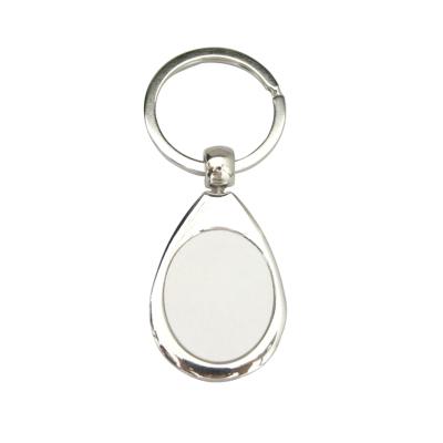 China Blank Promotional Zinc Alloy Metal Sublimation Metal Gift Key Chain for sale