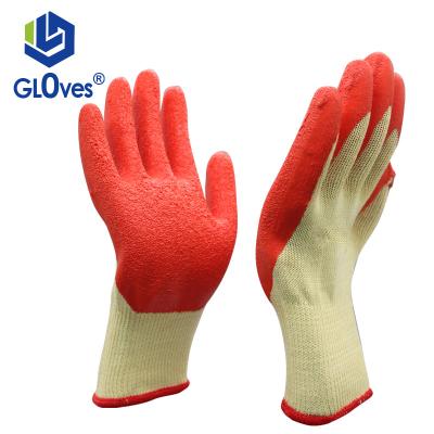 China LGSAFETY 13 Gauge Comfortable Universal Work Gardening Gloves Coated Latex Crinkle Women Garden Safety Gloves CE EN388 for sale