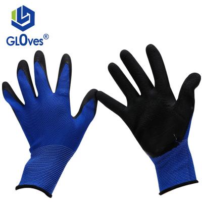 China LGSAFETY 13 Gauge Safety Work Gloves Comfortable Breathable Anti-Slip Latex Coated Garden Gloves for sale