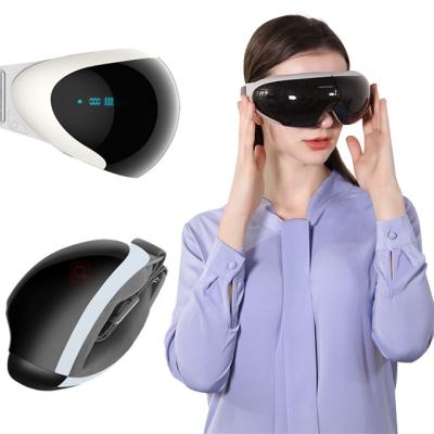 China Obvious Design Masajeador Massager Device Mini Smart Eye Vibration Timing Control Radio Digital Eye Massager Air Pressure Massage Masaj for sale