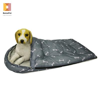 China Dogs Pet Outdoor Sleeping Bag Travel Bed Blanket for Dogs and Cats for sale