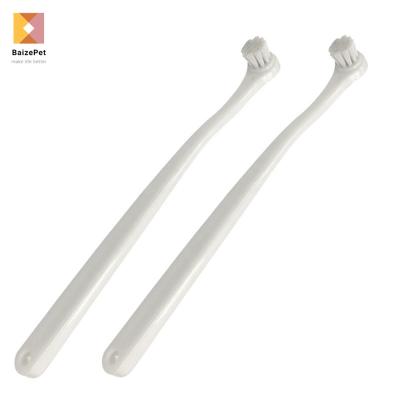 China Viable High Quality Soft Dog Toothbrush Teeth Cleaning Pet Grooming Tools Hot Sale Factory Direct for sale