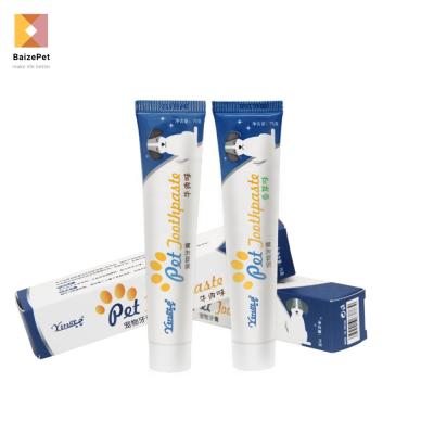 China Sustainable Hot Sale Factory Direct Pet Toothpaste Teeth Cleaning Beef And Vanilla Flavor for sale