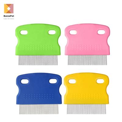 China Cats And Dogs Pet To Comb Wholesale Customized Dog Grooming Cleaning Tool Pet Comb Remove Lice for sale