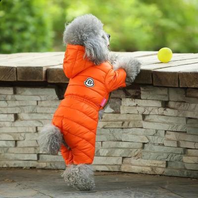 China Sustainable Dog Coat Pet Winter Down Cotton Clothes Pet Hoodies Outdoor Jacket New Design To Keep Warm for sale