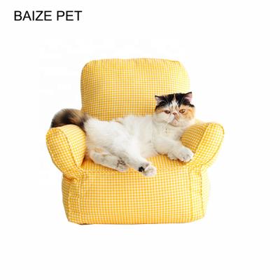 China Cat heating sofa with modern design pet washable and detachable comfortable warm 2021 new pet products of the bed for sale