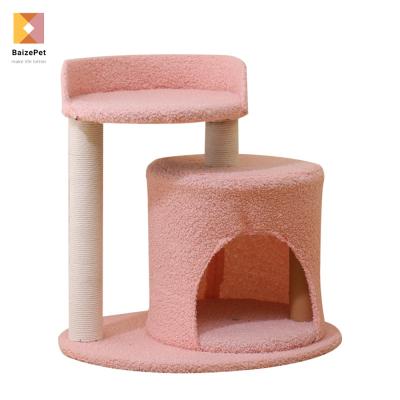 China Cat Scratcher Sisal Scratching Tree House Sustainable Pet Play With Scratches for sale