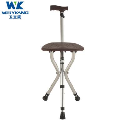 China Elderly people/Pregnant women people after surgery/KDB-911 disabled elderly walking stick with seat chair for sale