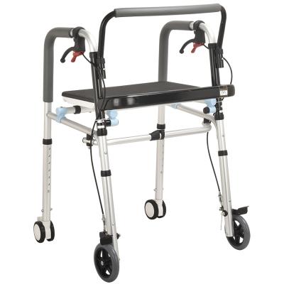 China Safe medical elder rollator senior quality sale disabled folding affordable adults walker old elders older wheels prices for sale