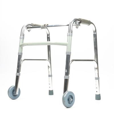 China High Contract Lightweight Foldable Aluminum And Aluminum Alloy Cp Walker With Wheels for sale