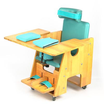 China Steel Wooden Children Sponge Protective Cerebral Palsy Rehabilitation Forming Standing Frame Suitable For Home And Rehabilitation Centers for sale