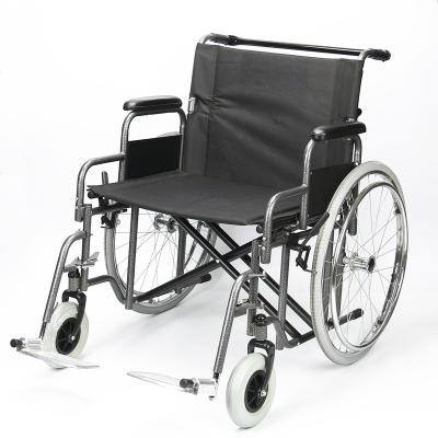 China Professional Steel Manufacturer Quality Assurance Special Widened 61cm Steel Manual Wheelchair for sale