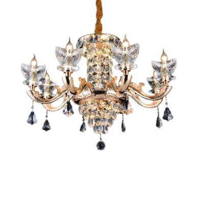 China EUROPEAN New Design Luxury Zinc Alloy Led Lamp Chandeliers For Living Room for sale