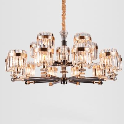 China Large Antique Hotel Decoration Chandelier Modern Iron Pendant Lights Lighting Fixtures for sale